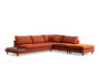 Atelier Del Sofa New Tulip With Pouf - Naranja